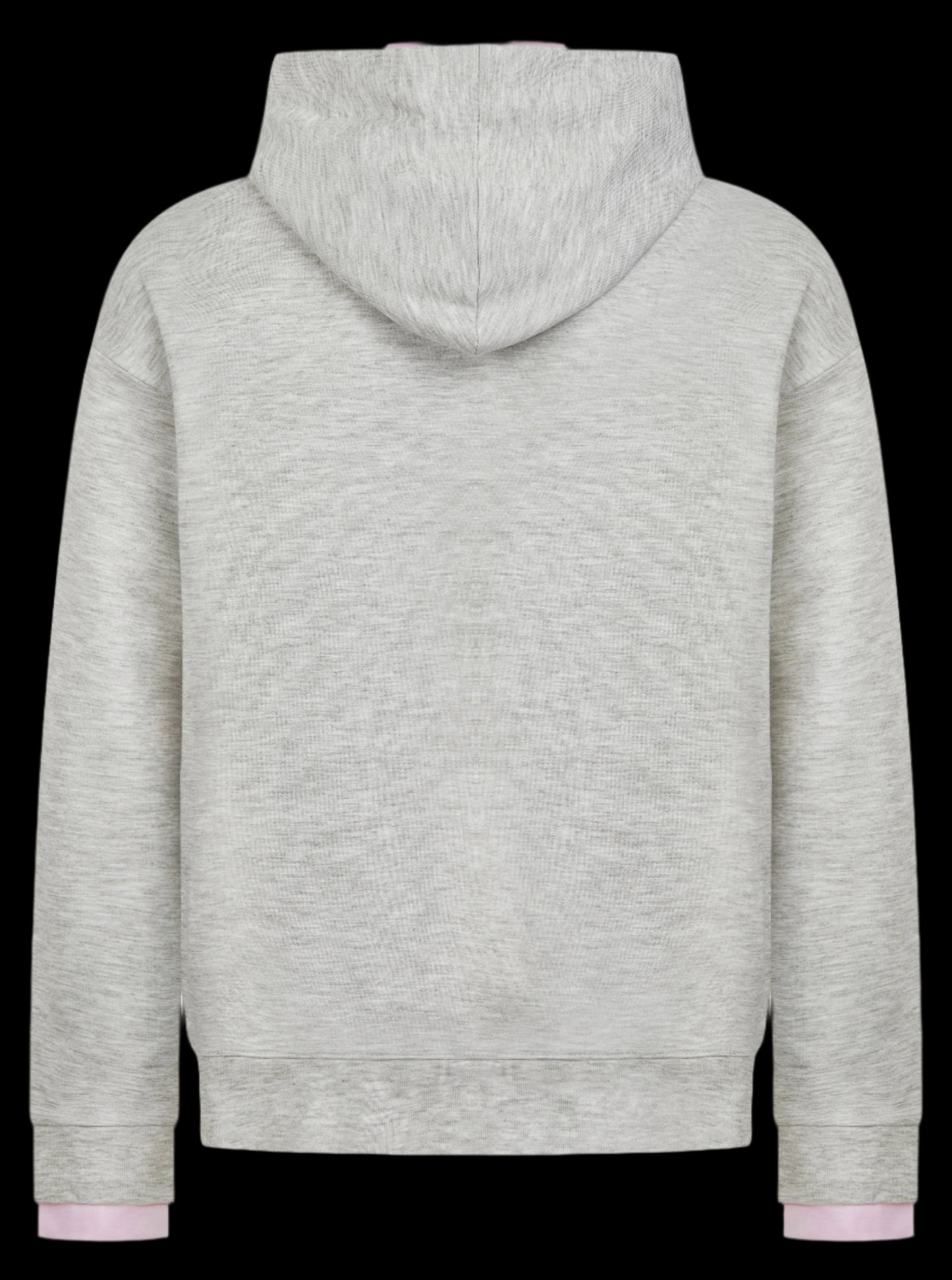 London hoodie, collared hoodie, pink colour, back with cuffs