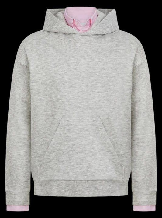 London hoodie, collared hoodie, pink colour, front with cuffs